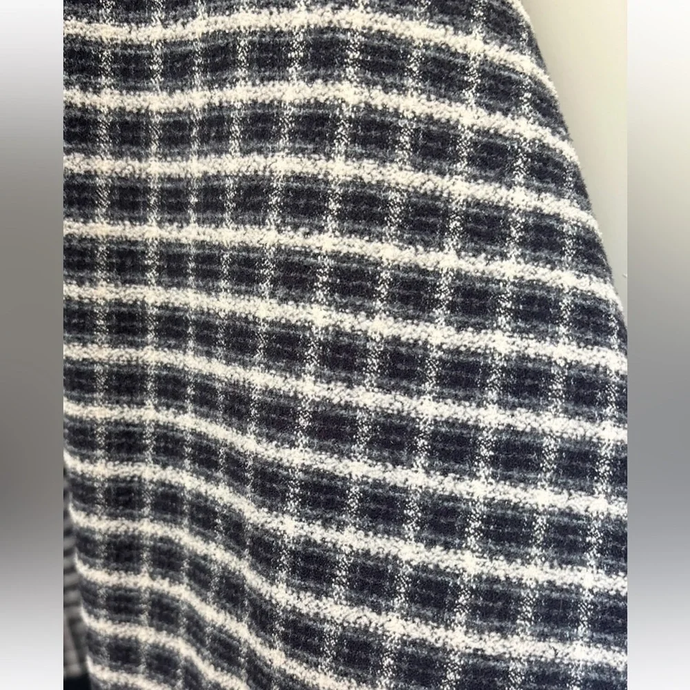 North Face Tekware Flannel Shirt Jacket Men Large Navy Plaid Button Up Shacket - Picture 7 of 7